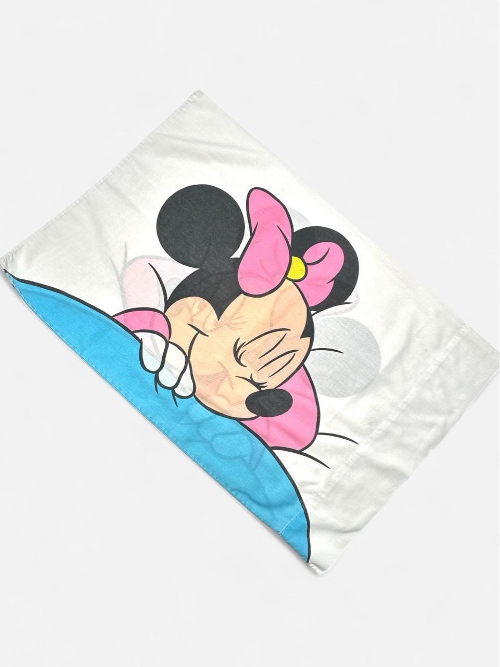 Vintage 90s Pillowcase, Minnie Mouse, Disney, Cartoon